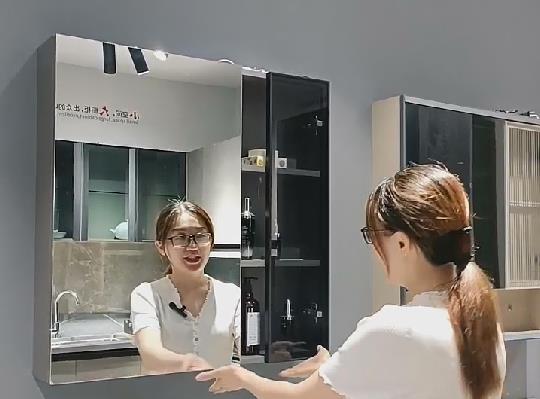 HOAA浴室柜:烤漆巖板無縫盆，美觀時尚！